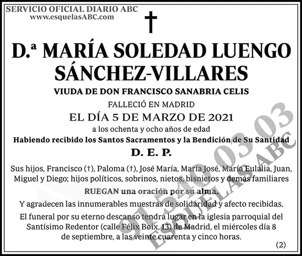 María Soledad Luengo Sánchez-Villares