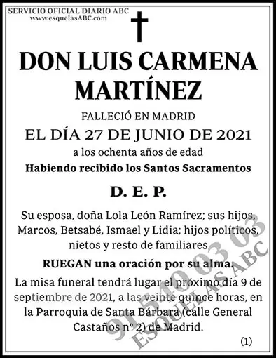 Luis Carmena Martínez