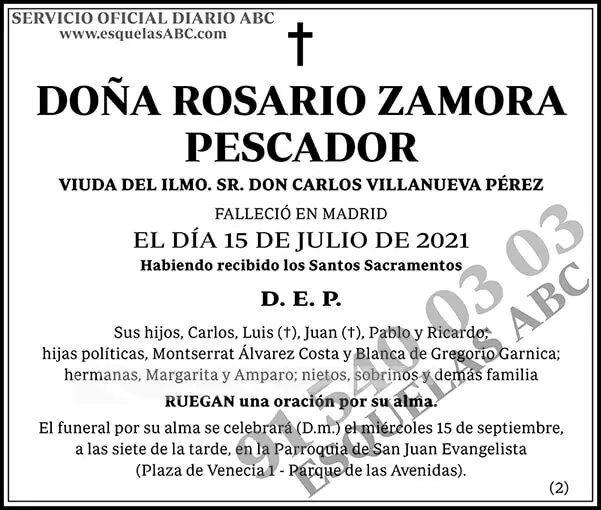 Rosario Zamora Pescador