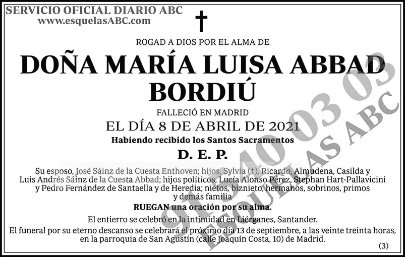 María Luisa Abbad Bordiú