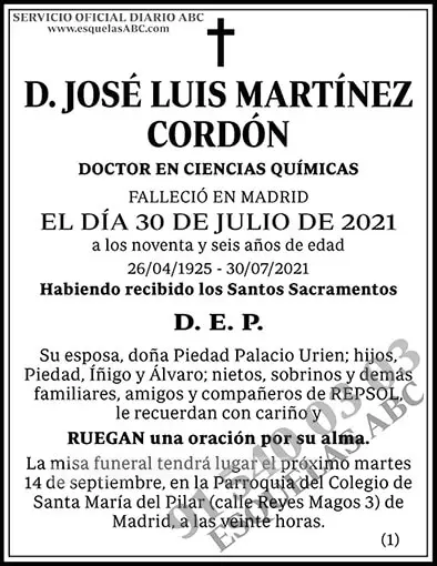 José Luis Martínez Cordón
