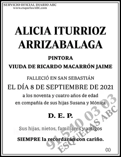 Alicia Iturrioz Arrizabalaga