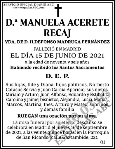 Manuela Acerete Recaj