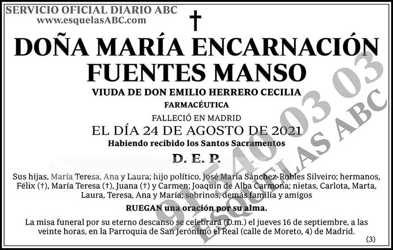 María Encarnación Fuentes Manso