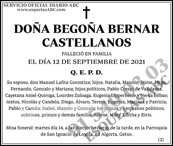 Begoña Bernar Castellanos
