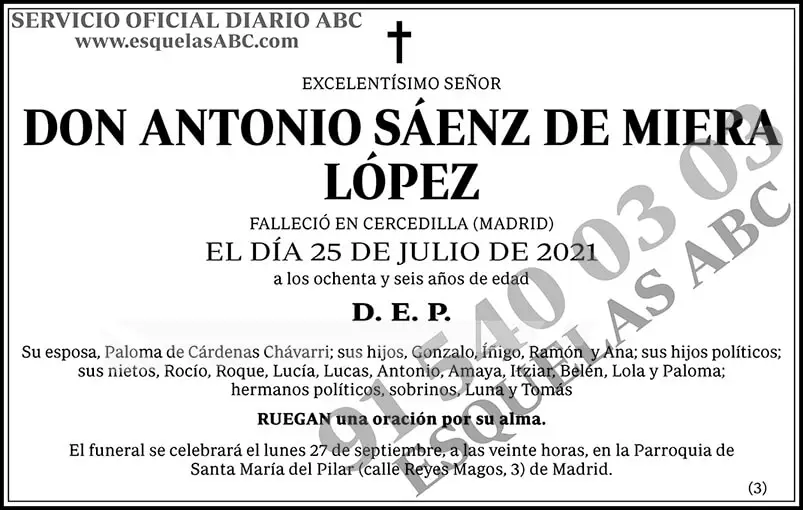 Antonio Sáenz de Miera López