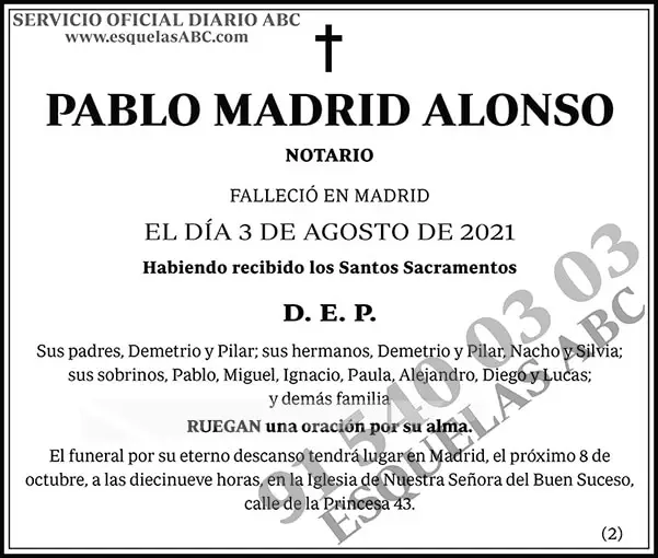 Pablo Madrid Alonso