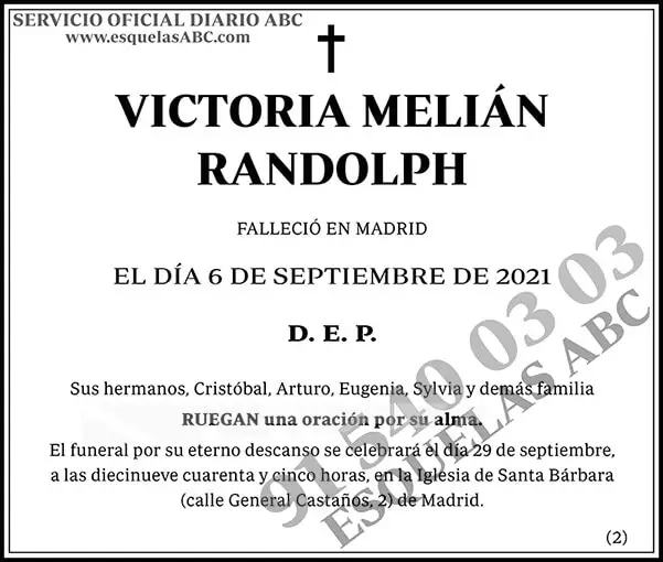 Victoria Melián Randolph
