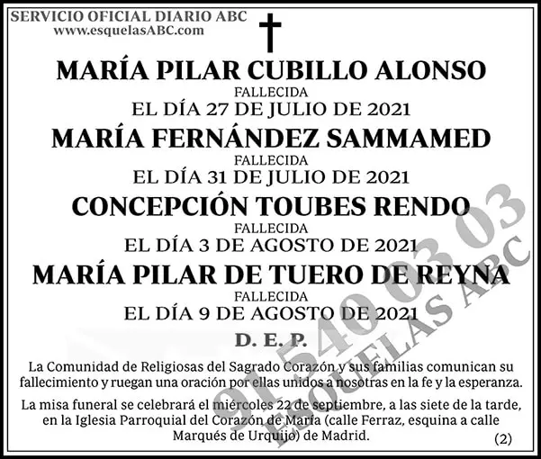 María Pilar Cubillo Alonso