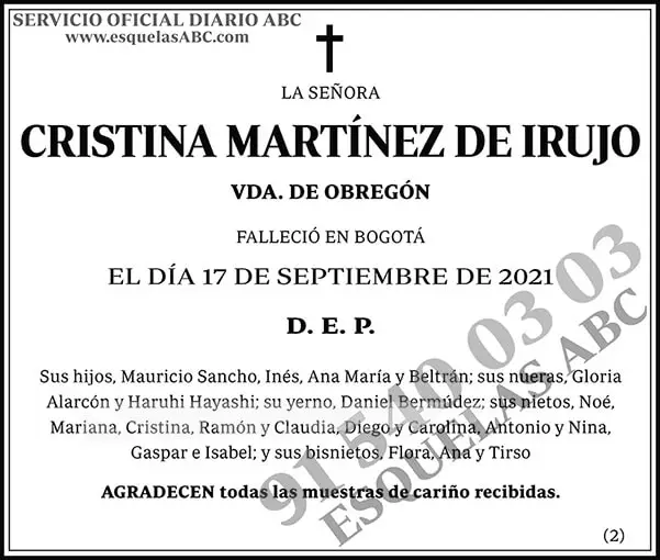 Cristina Martínez de Irujo