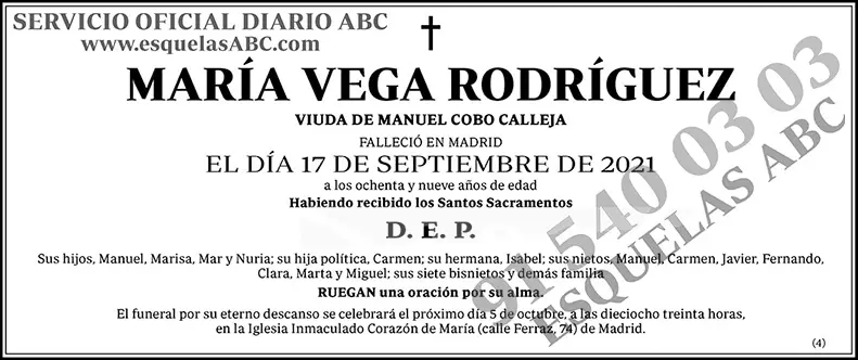 María Vega Rodríguez