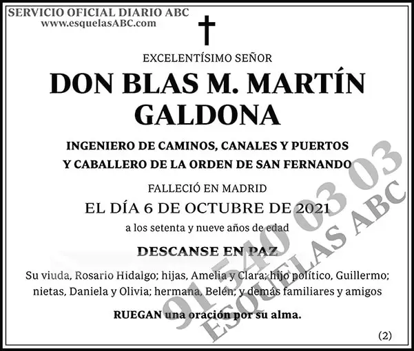 Blas M. Martín Galdona