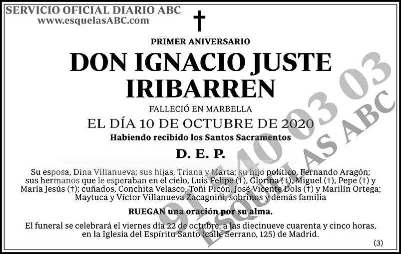 Ignacio Juste Iribarren
