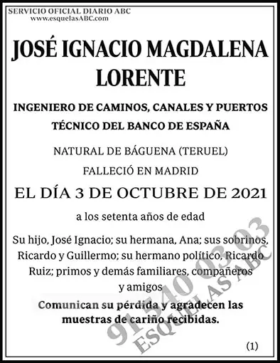 José Ignacio Magdalena Lorente