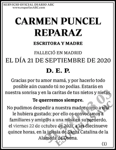 Carmen Puncel Reparaz