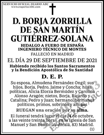 Borja Zorrilla de San Martín Guitérrez-Solana