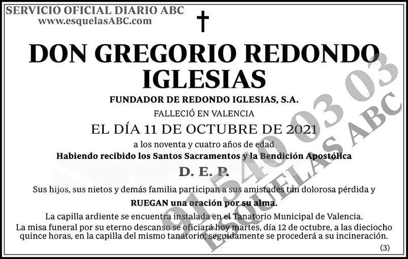 Gregorio Redondo Iglesias