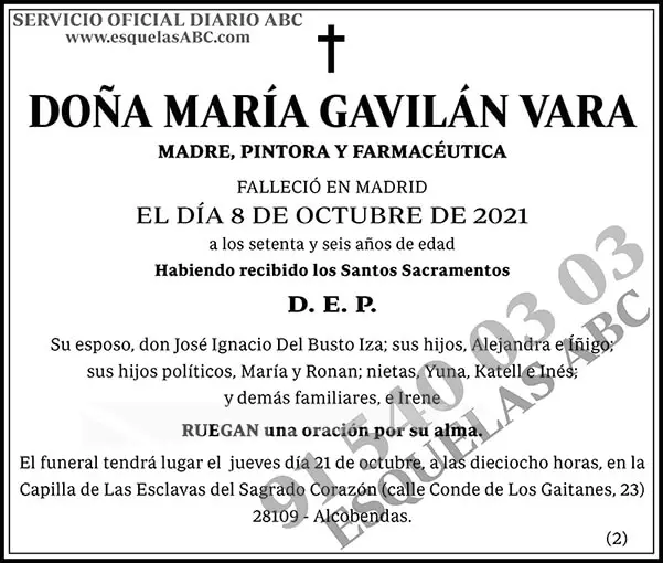 María Gavilán Vara