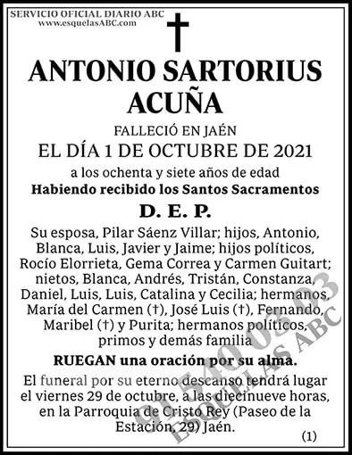 Antonio Santorius Acuña