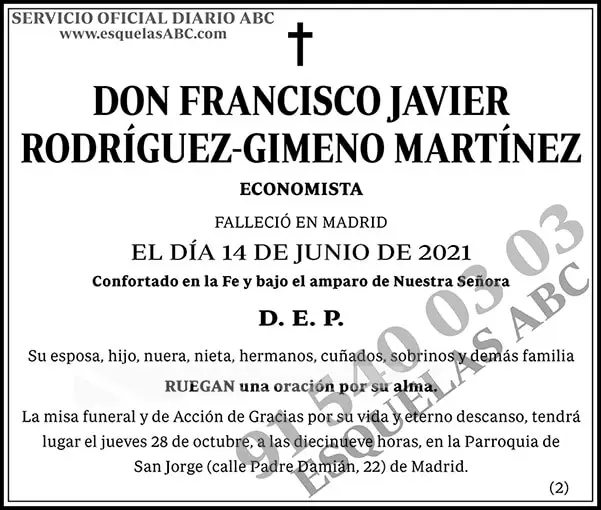 Francisco Javier Rodríguez-Gimeno Martínez