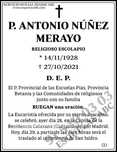 Antonio Núñez Merayo