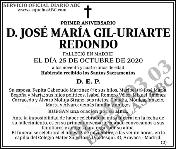 José María Gil-Uriarte Redondo