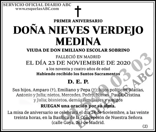 Nieves Verdejo Medina