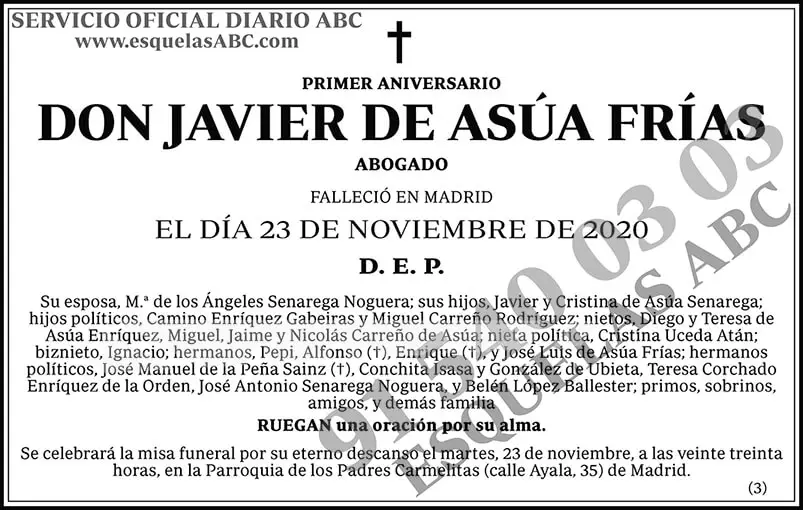 Javier de Asúa Frías