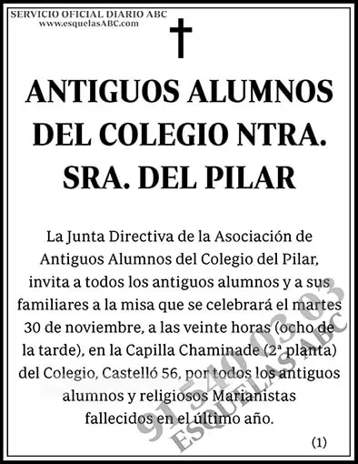 Antiguos Alumnos del Colegio Nuestra Señora del Pilar