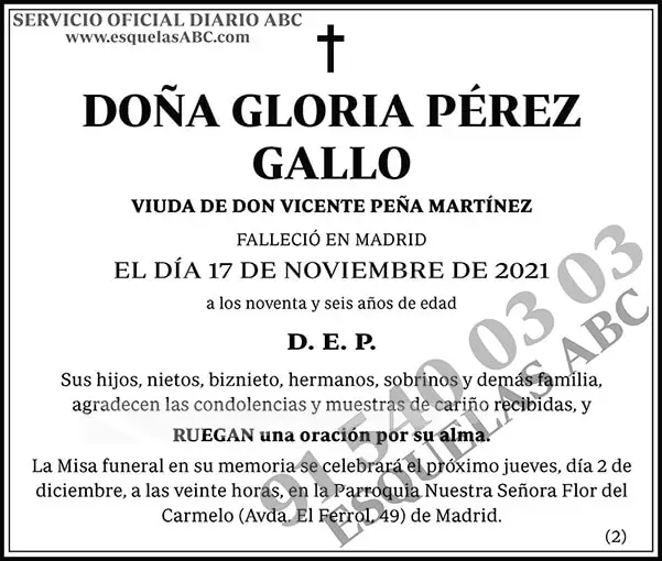 Gloria Pérez Gallo