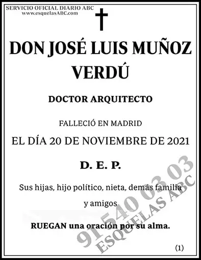 José Luis Muñoz Verdú