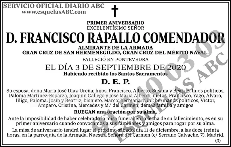Francisco Rapallo Comendador