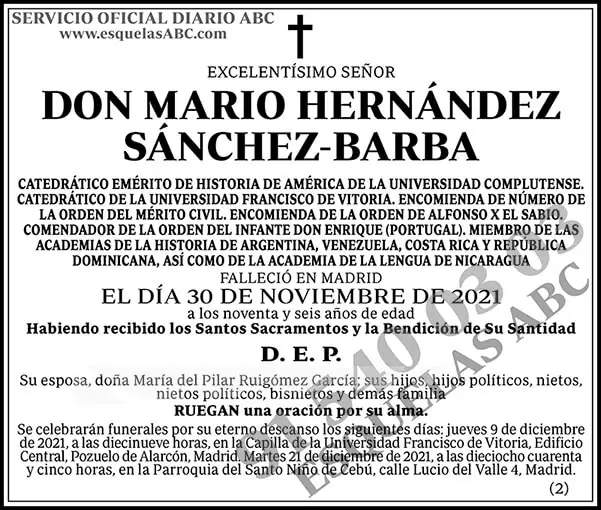 Mario Hernández Sánchez-Barba