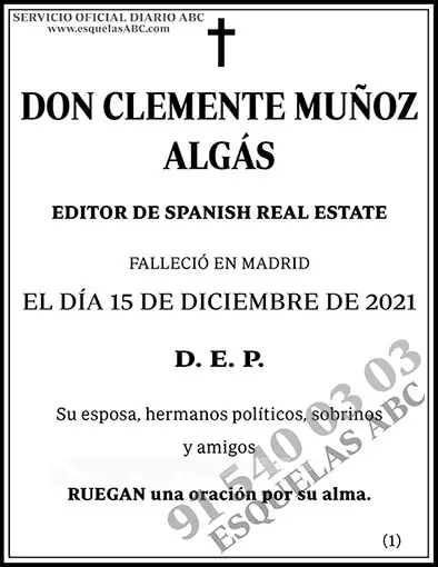 Clemente Muñoz Algás