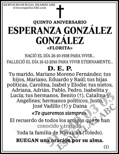 Esperanza González González