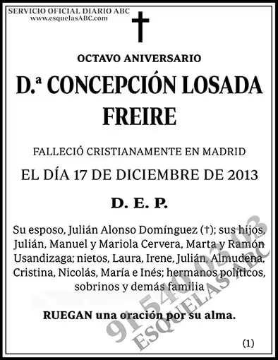 Concepción Losada Freire