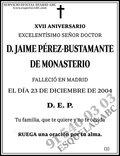 Jaime Pérez-Bustamante de Monasterio