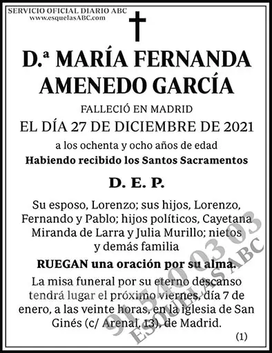 María Fernanda Amenedo García