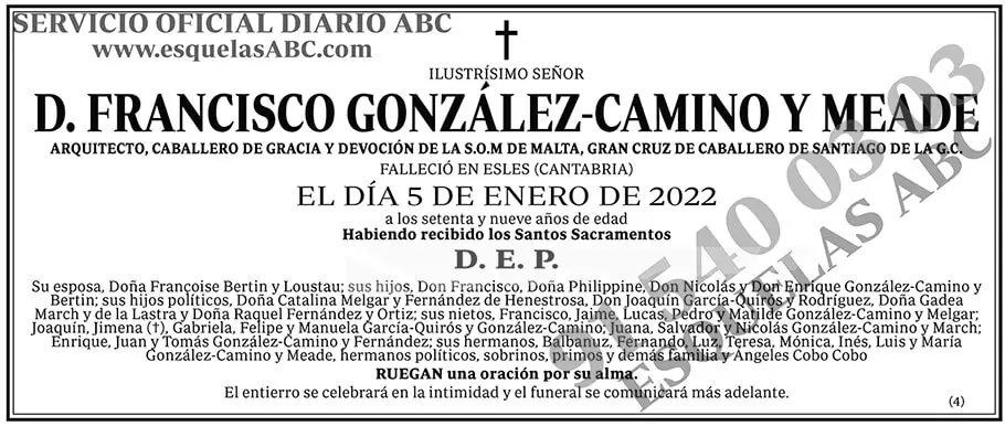 Francisco González-Camino y Meade