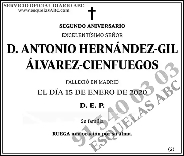 Antonio Hernández-Gil Álvarez-Cienfuegos