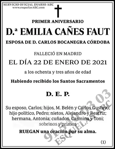 Emilia Cañes Faut