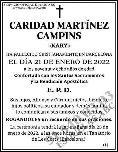 Caridad Martínez Campins