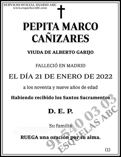 Pepita Marco Cañizares