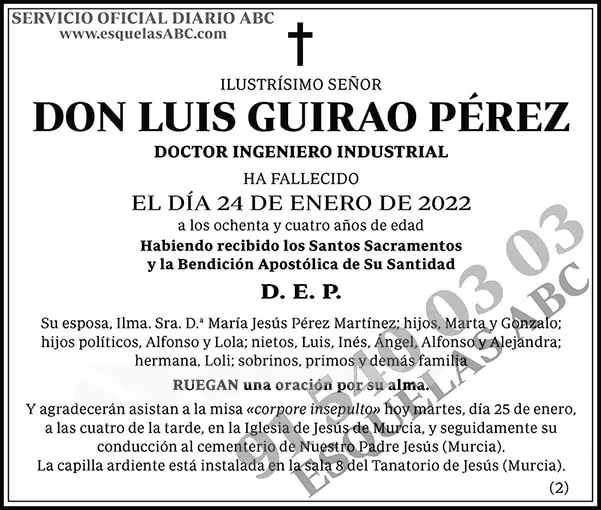 Luis Guirao Pérez