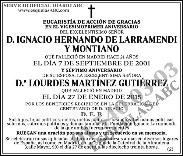 Ignacio Hernando de Larramendi y Montiano