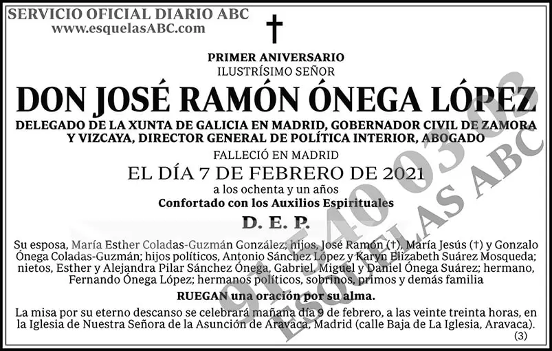 José Ramón Ónega López