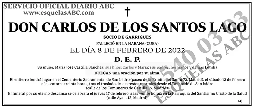 Carlos de los Santos Lago