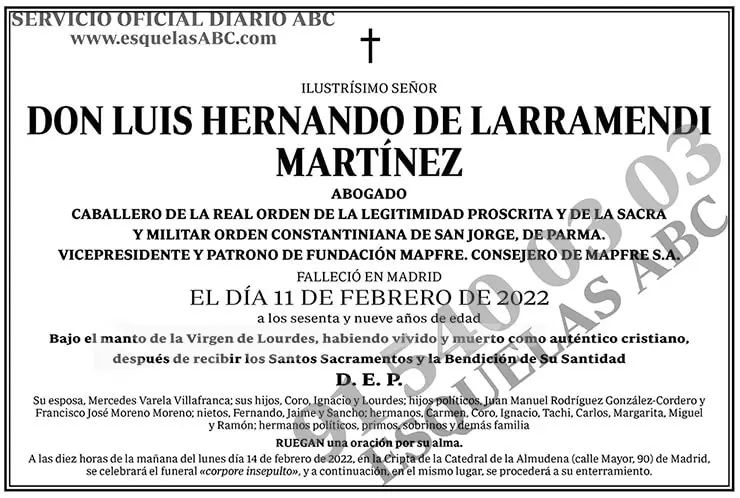 Luis Hernando de Larramendi Martínez