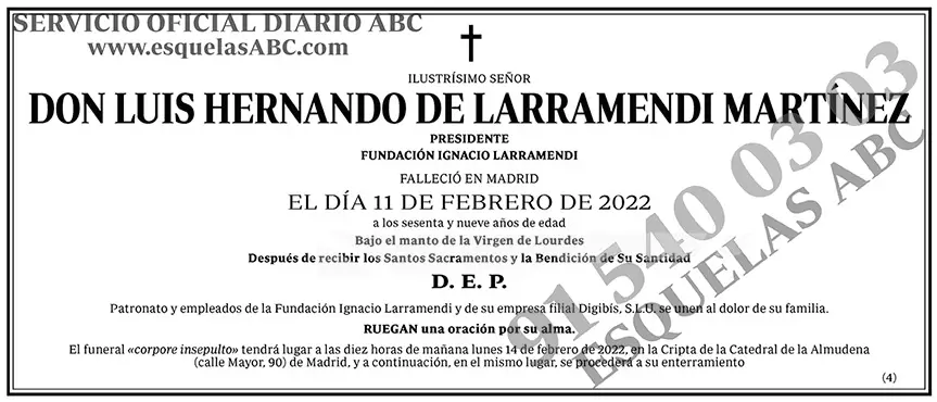 Luis Hernando de Larramendi Martínez