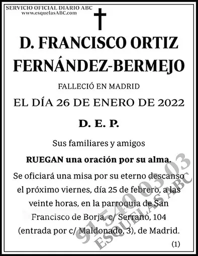 Francisco Ortiz Fernández-Bermejo